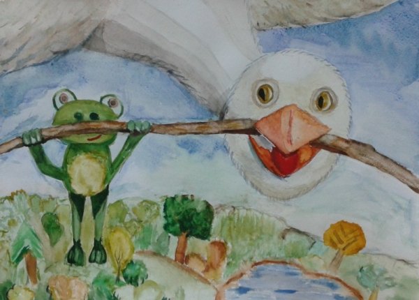 Сказка лягушка путешественница