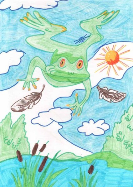 Лягушка из сказки лягушка-путешественница