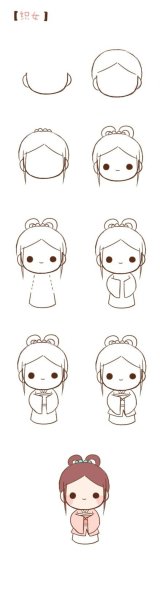 Красивые кавайные рисунки для срисовки