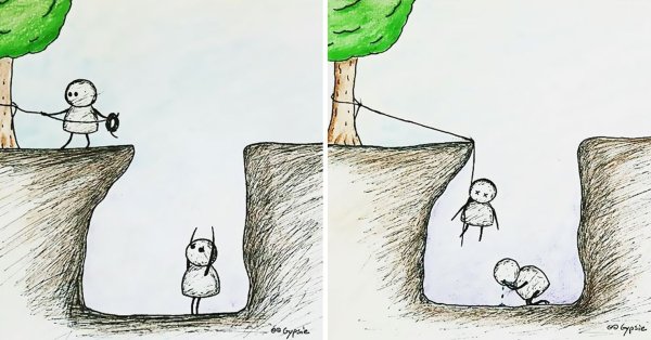 Несложные рисунки со смыслом