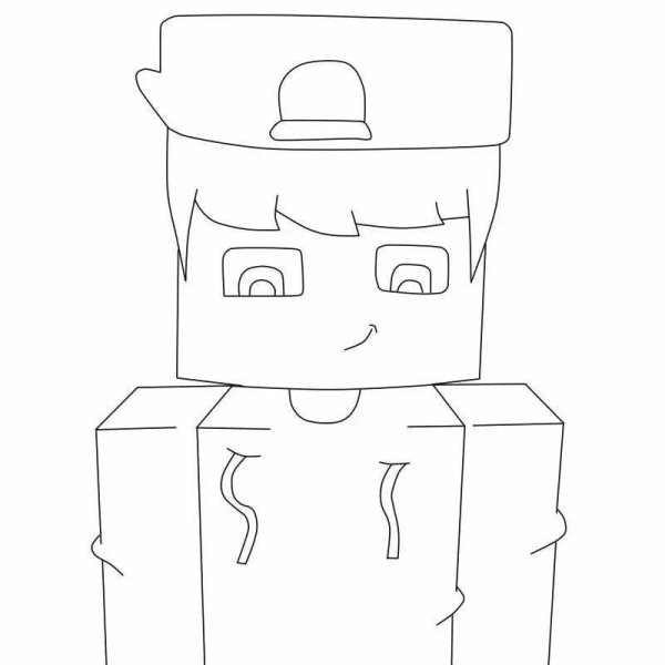 Картинки из МАЙНКРАФТА для срисовки