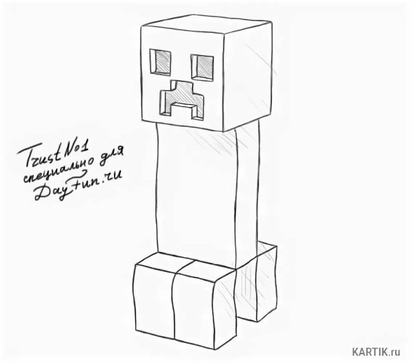 Картинки майнкрафт для срисовки