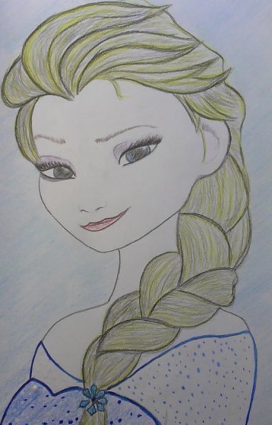 Лёгкие рисунки Эльзы