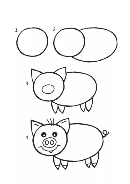 Схемы рисования для детей