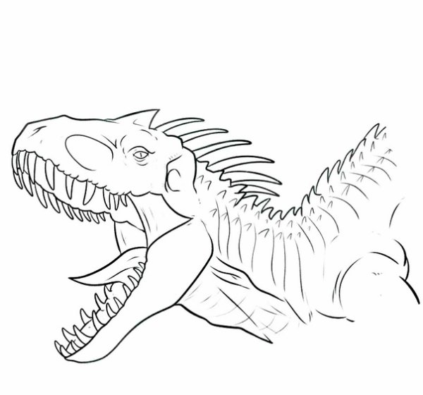 Динозавры для срисовки