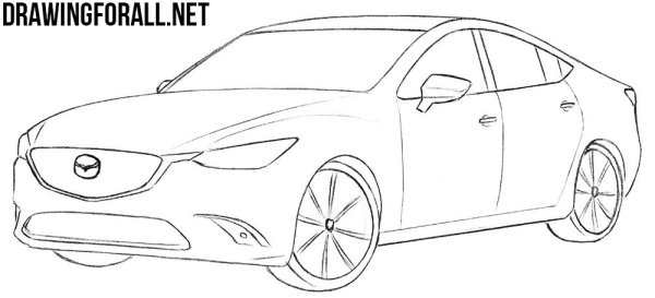 Раскраски машины Мазда сх5