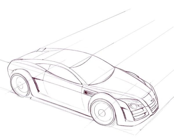 Машинки карандашом для срисовки