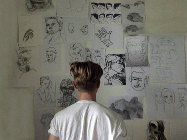 Эстетичные рисунки на стену