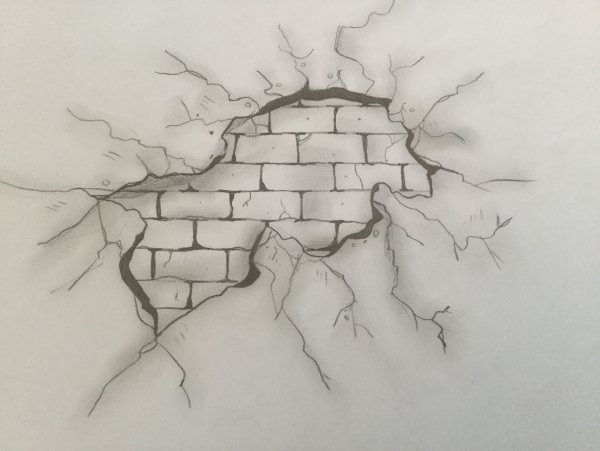 Рисунки на стену карандашом