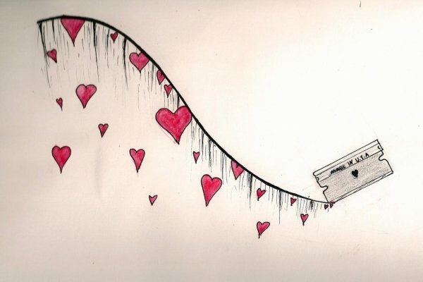 Грустные картинки для срисовки