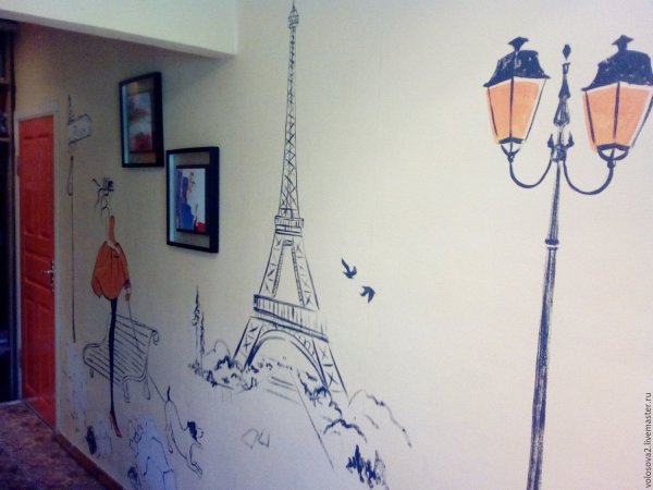 Рисунки на стену карандашом