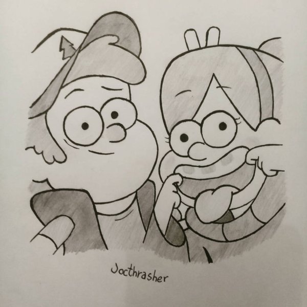 Гравити Фолз срисовать