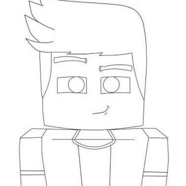 Набросок арта майнкрафт