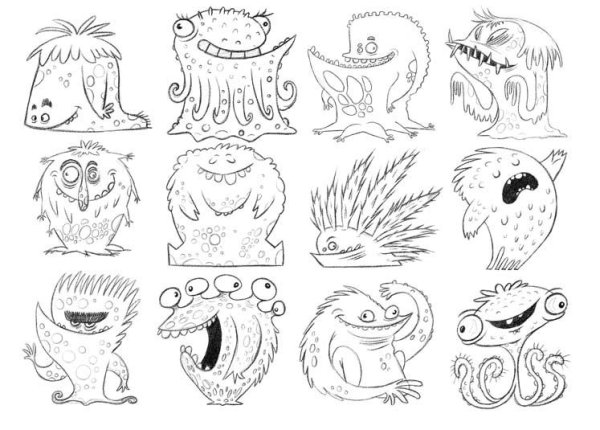 Жуткие рисунки для срисовки