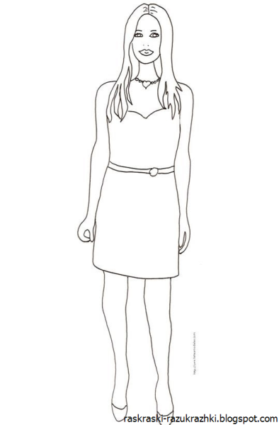 Девушки для рисования в полный рост