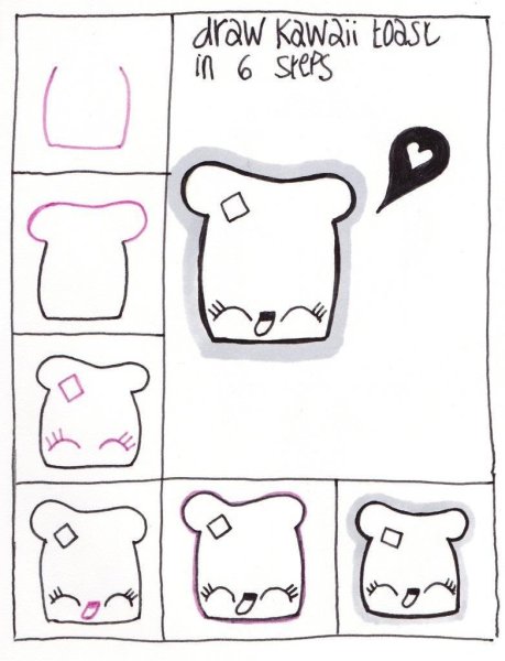 Рисунки легкие для личного дневника