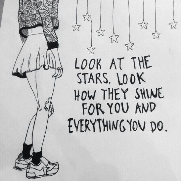 Рисунки для срисовки с Цитатами