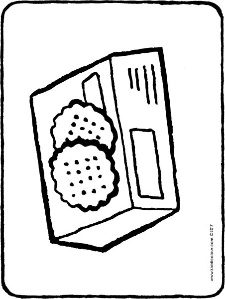 Пакет печенья для раскрашивания