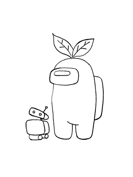 Амонг АС раскрашивать