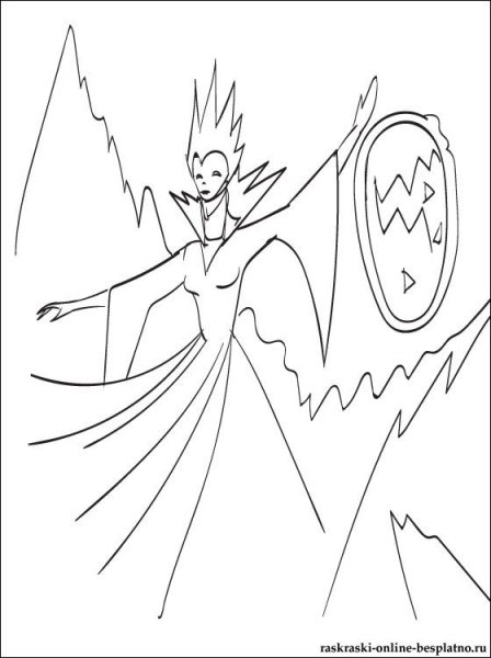 Рисунок к сказке Снежная Королева 2 класс