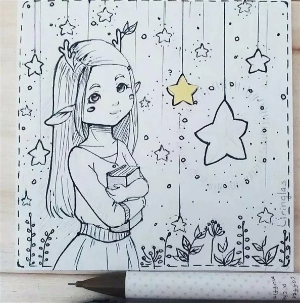 Рисунки для скетчбука лёгкие