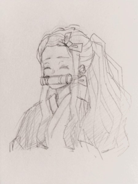 Незуко Камадо для срисовки