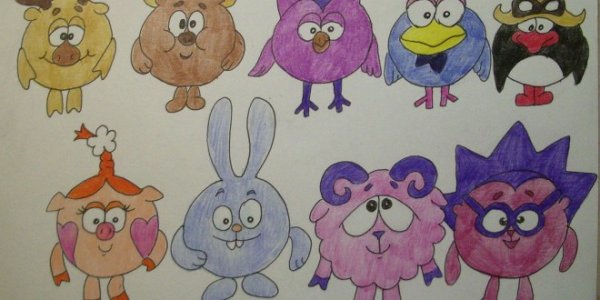 Смешарики рисунки