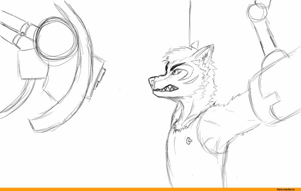 Фурри для срисовки карандашом для начинающих