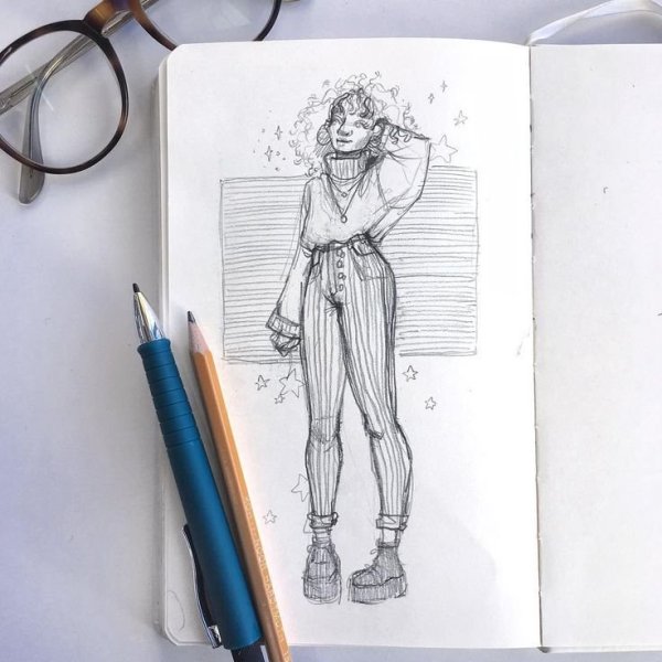 Рисунки для скетчбука