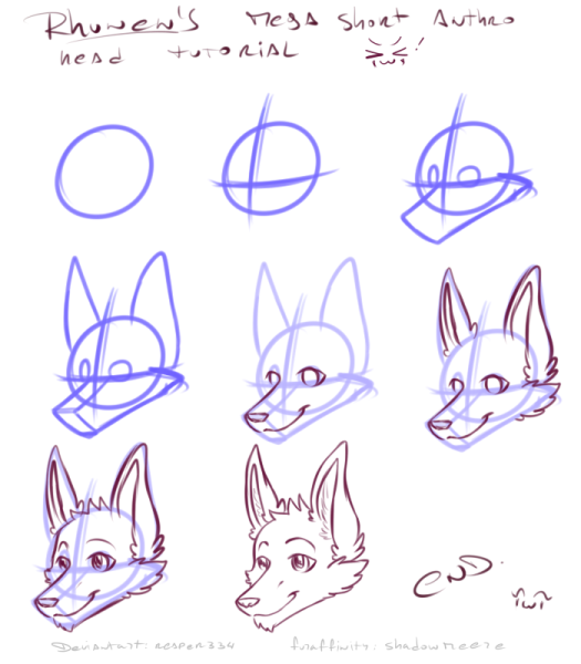 Туториалы по рисованию фурри