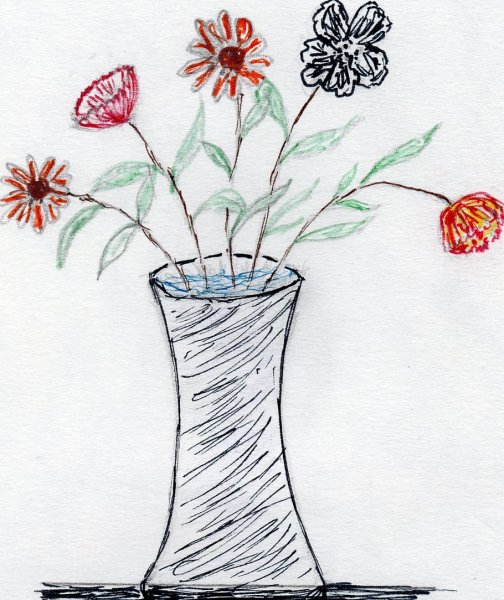 Рисование вазы