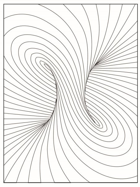 Оптические иллюзии раскраска