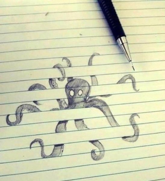 Маленькие зарисовки в тетради