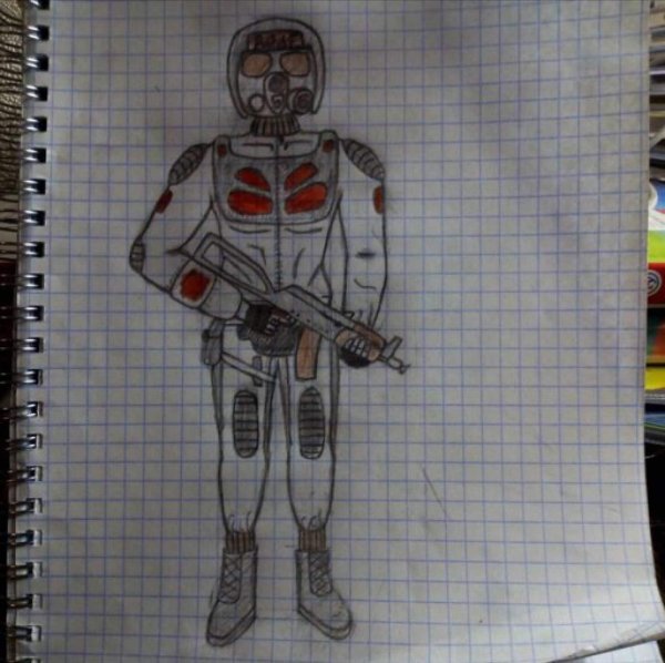 Рисунки сталкер лёгкие