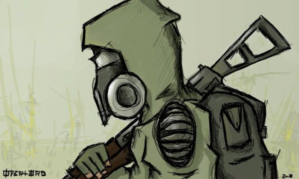 Сталкер рисунки карандашом