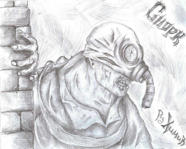 Сталкер мутанты рисунки Снорк