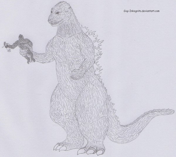 Годзилла 1998 раскраска