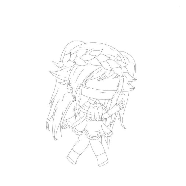 Гача лайф белый персонаж