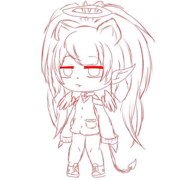 Гача лайф белый персонаж