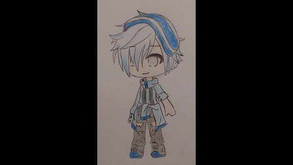 Рисование пошагово гача лайф