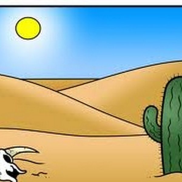 Пустыня рисунок для детей