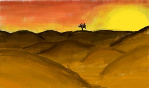 Пустыня раскраска