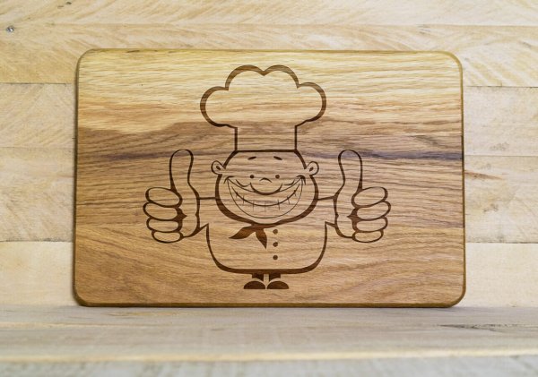 Доска разделочная с Выжиганием