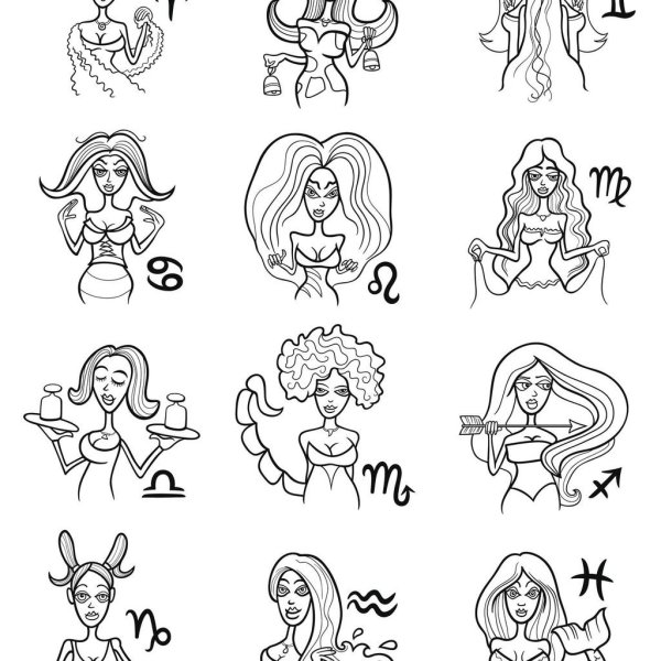 Знаки зодиака рисунки легкие