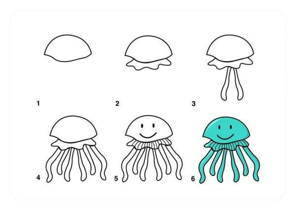 Медуза для дошкольников