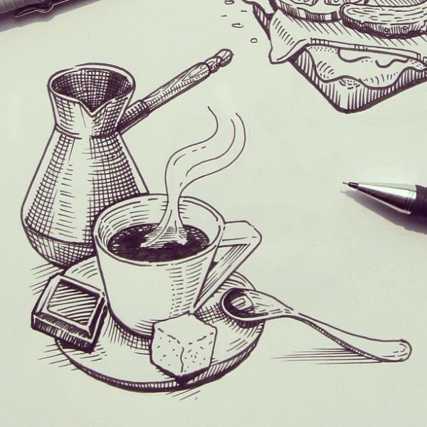 Скетчбук кофе