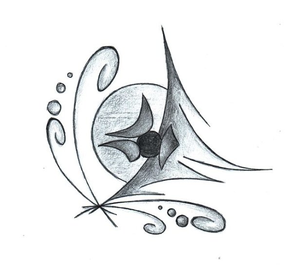 Абстракция рисунки карандашом