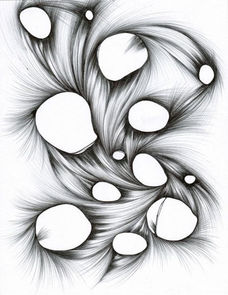 Рисунки карандашом абстракция для начинающих