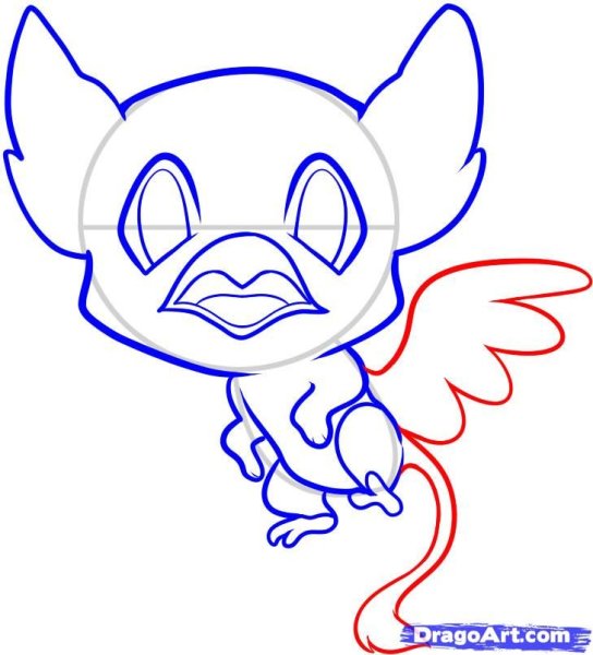 Нарисовать грифона карандашом