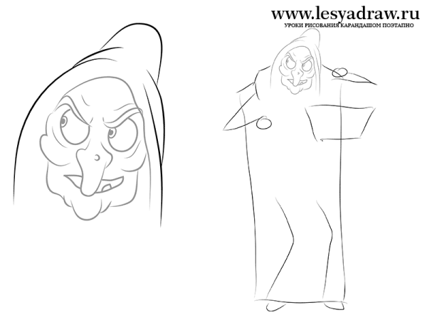 Рисунок к пьесе Кикимора Лядова